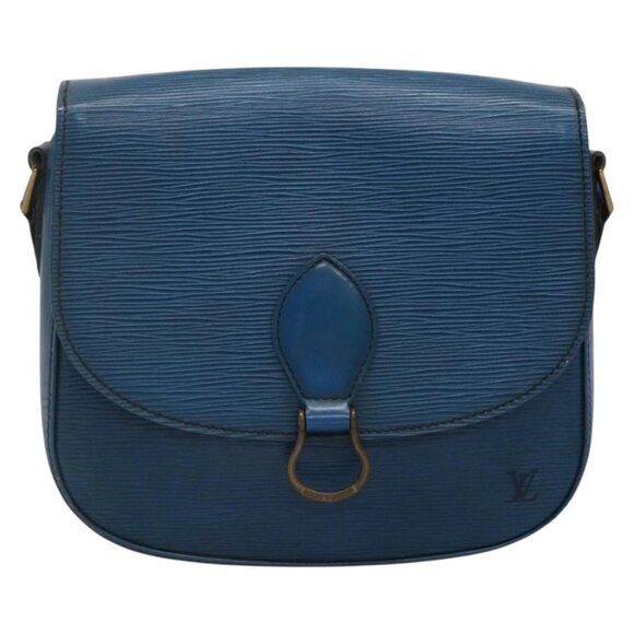 LOUIS VUITTON Epi Saint Cloud GM Shoulder Bag Toledo Blue  LV Auth - Picture 2 of 16